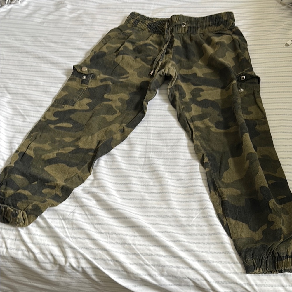 Guess Camouflage Straight Leg Jeans